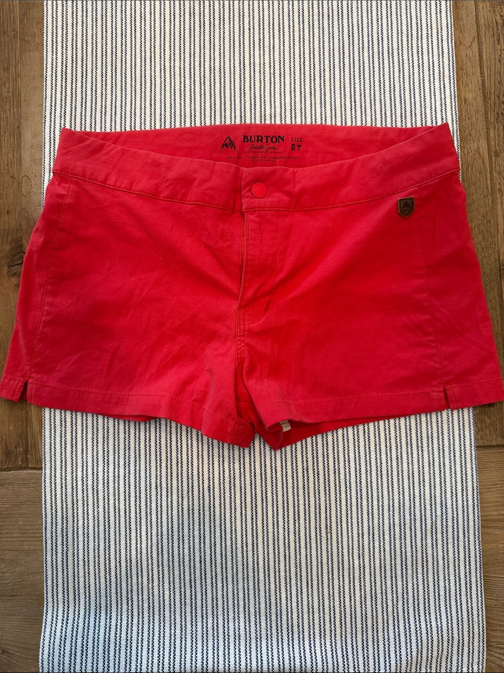 Burton Women's Bright Red Casual Jean Shorts
